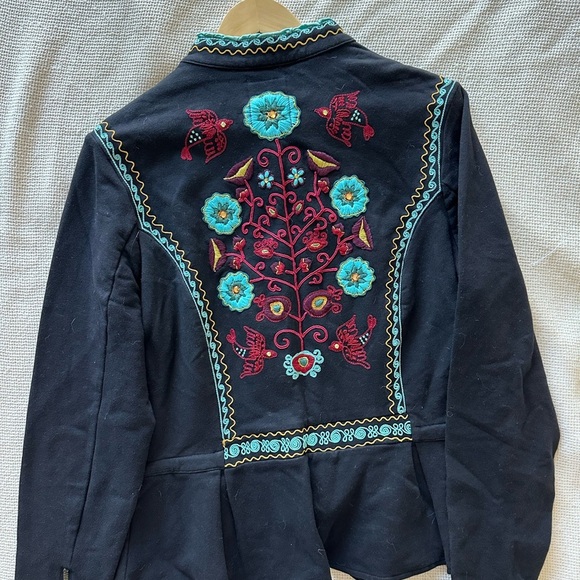 Double D Ranch Vintage Western Jacket with Embroidered Details - Picture 4 of 5